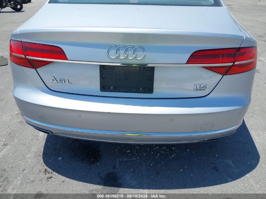 2015 Audi A8 L 3.0 Tdi VIN: WAU3MAFD6FN021428 Lot: 39398219