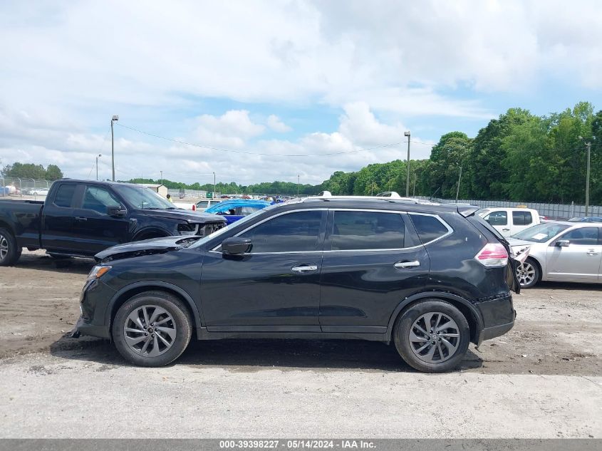 2016 Nissan Rogue Sl VIN: 5N1AT2MT4GC779614 Lot: 39398227