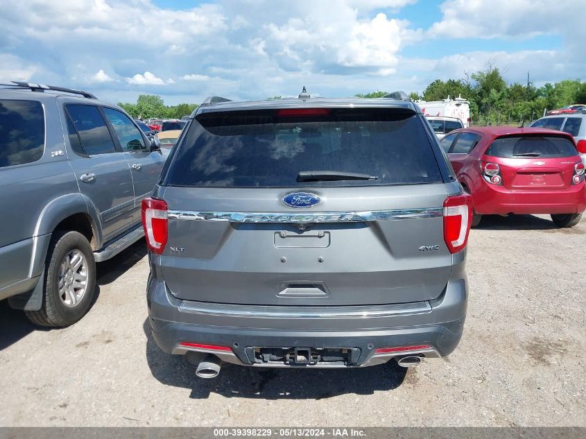 2018 Ford Explorer Xlt VIN: 1FM5K8D83JGB97829 Lot: 39398229