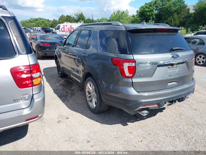 2018 Ford Explorer Xlt VIN: 1FM5K8D83JGB97829 Lot: 39398229