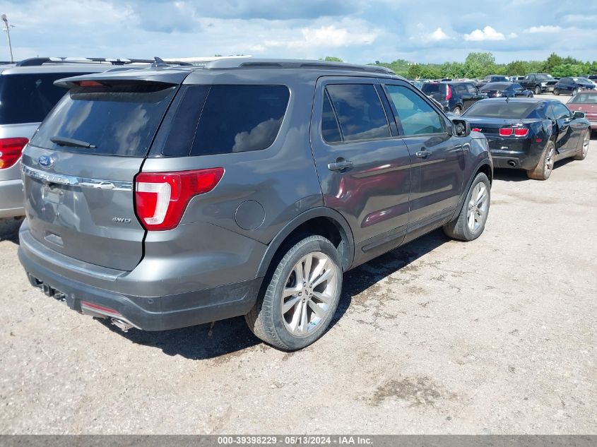 2018 Ford Explorer Xlt VIN: 1FM5K8D83JGB97829 Lot: 39398229