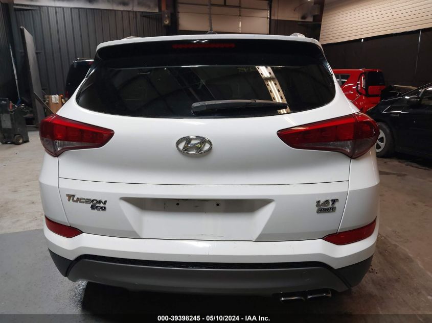 2016 Hyundai Tucson Eco VIN: KM8J3CA22GU051947 Lot: 39398245