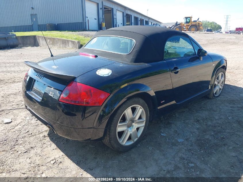 2005 Audi Tt 3.2L VIN: TRUUF28N151005534 Lot: 39398249