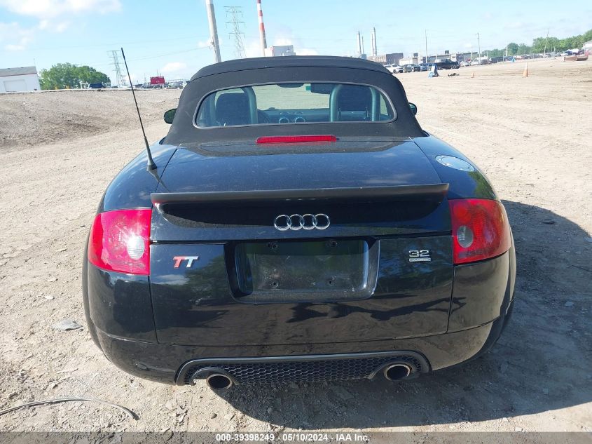 2005 Audi Tt 3.2L VIN: TRUUF28N151005534 Lot: 39398249