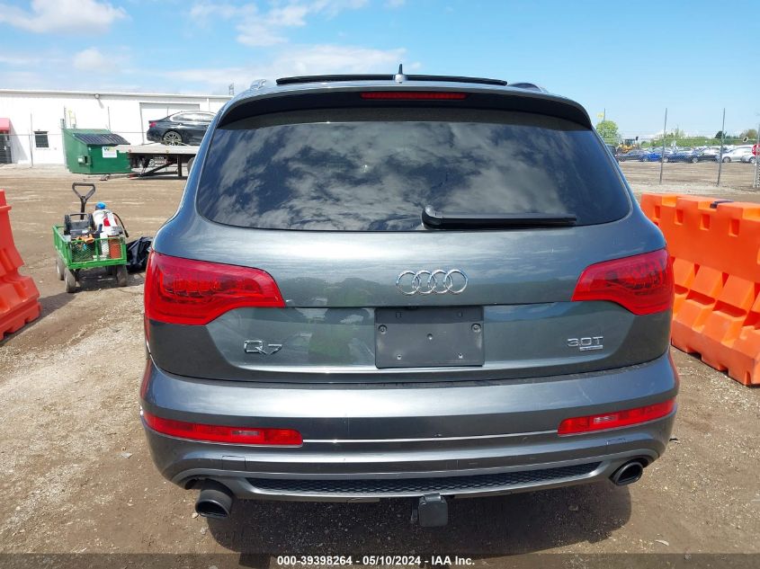 2015 Audi Q7 3.0T S Line Prestige VIN: WA1DGAFE7FD017525 Lot: 39398264