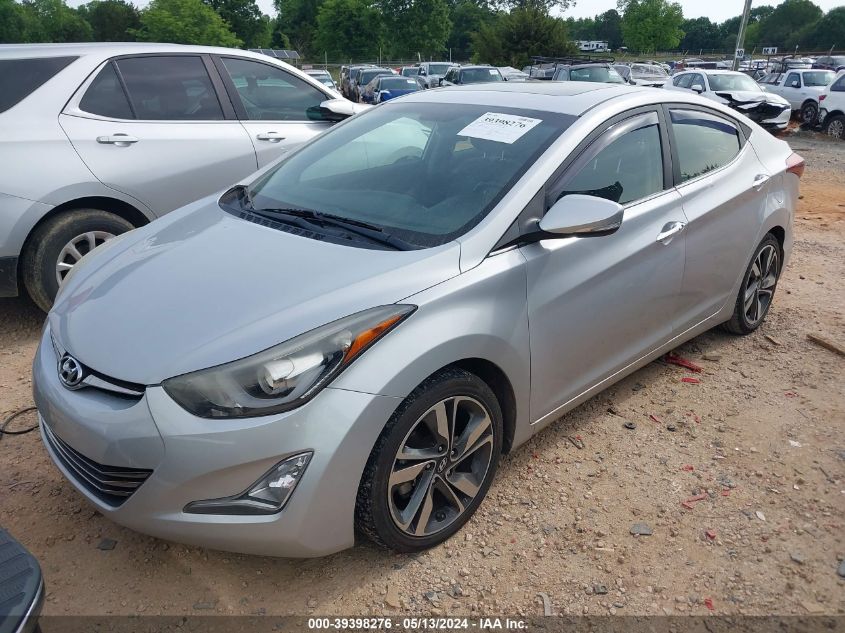 2014 Hyundai Elantra Limited VIN: KMHDH4AE1EU087057 Lot: 39398276