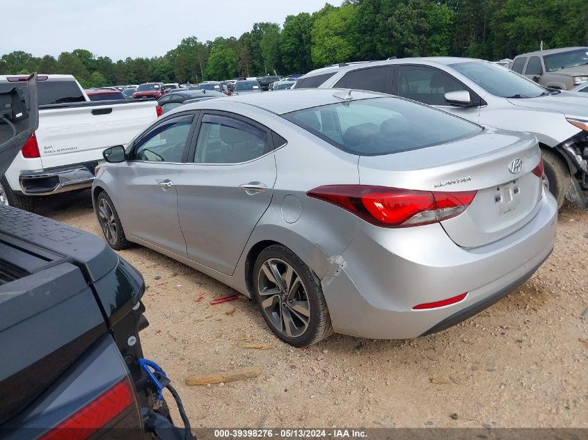 2014 Hyundai Elantra Limited VIN: KMHDH4AE1EU087057 Lot: 39398276