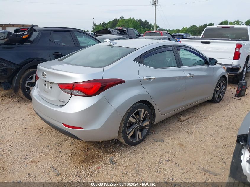 2014 Hyundai Elantra Limited VIN: KMHDH4AE1EU087057 Lot: 39398276