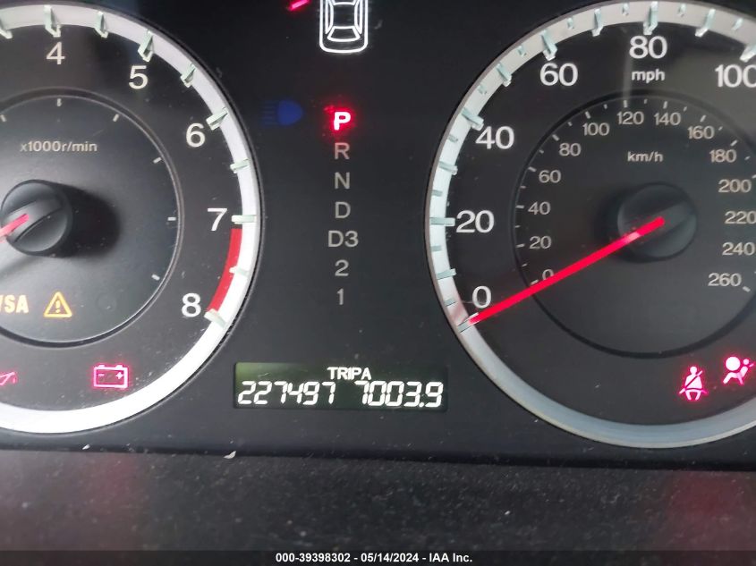 2009 Honda Accord 2.4 Ex-L VIN: 1HGCP26899A136542 Lot: 39398302