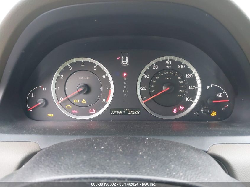 2009 Honda Accord 2.4 Ex-L VIN: 1HGCP26899A136542 Lot: 39398302