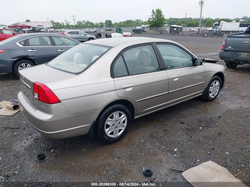 2003 Honda Civic Lx VIN: 2HGES15633H535327 Lot: 39398308