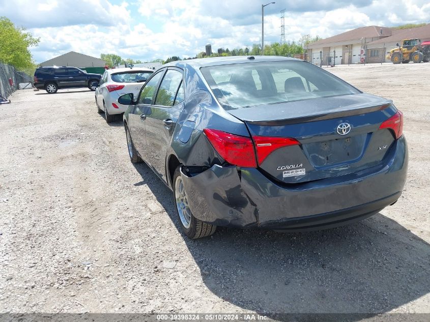 2017 Toyota Corolla Xse VIN: 2T1BURHE9HC828647 Lot: 39398324