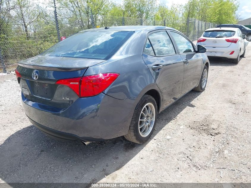 2017 Toyota Corolla Xse VIN: 2T1BURHE9HC828647 Lot: 39398324