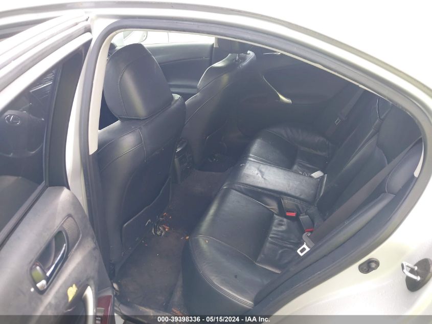 2007 Lexus Is 250 VIN: JTHBK262375039491 Lot: 39398336