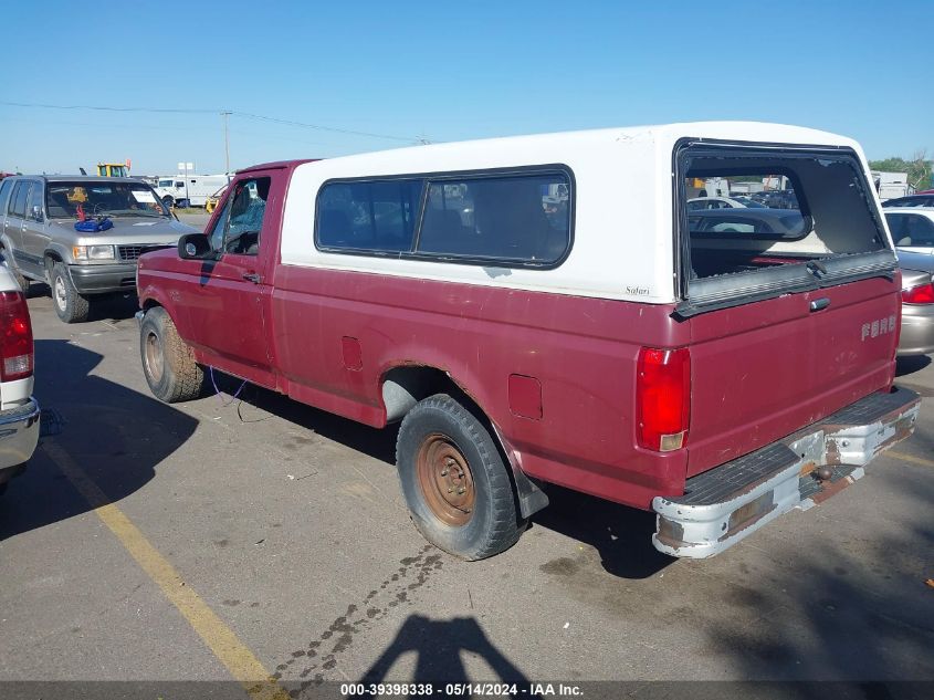 1992 Ford F150 VIN: 1FTEF15N9NPA11558 Lot: 39398338