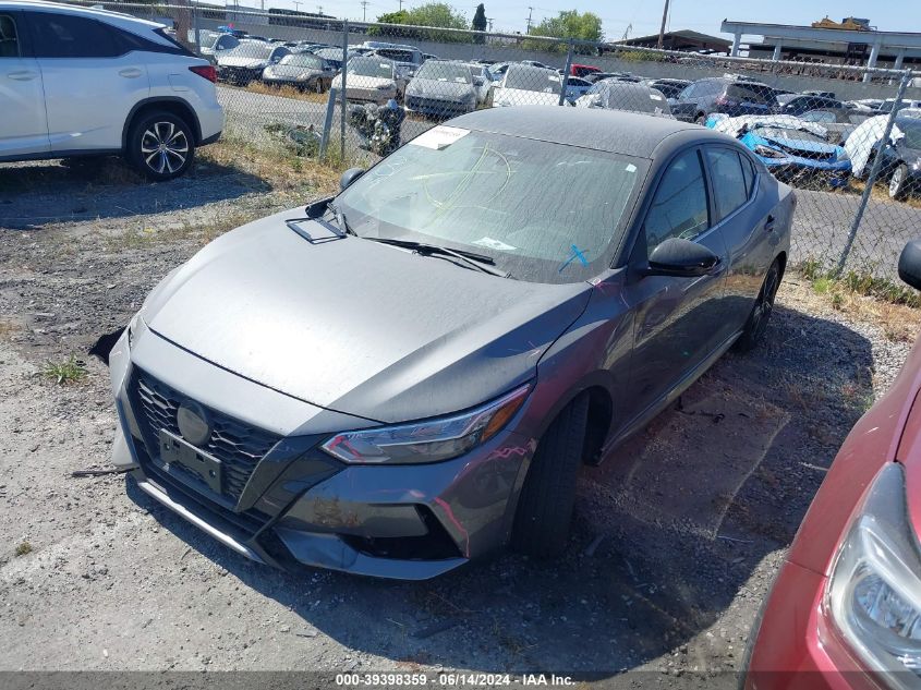 2022 Nissan Sentra Sr Xtronic Cvt VIN: 3N1AB8DV0NY213730 Lot: 39398359