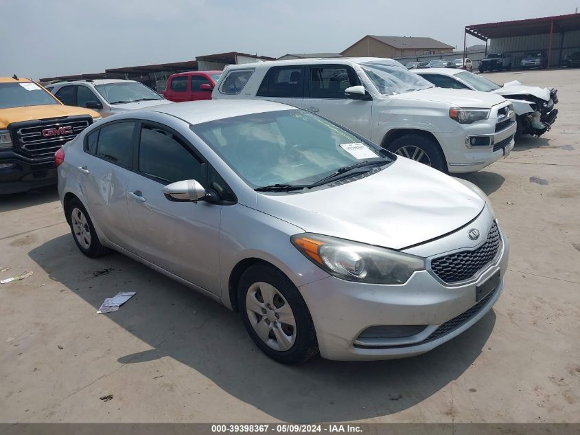 2015 Kia Forte Lx VIN: KNAFX4A67F5429497 Lot: 39398367