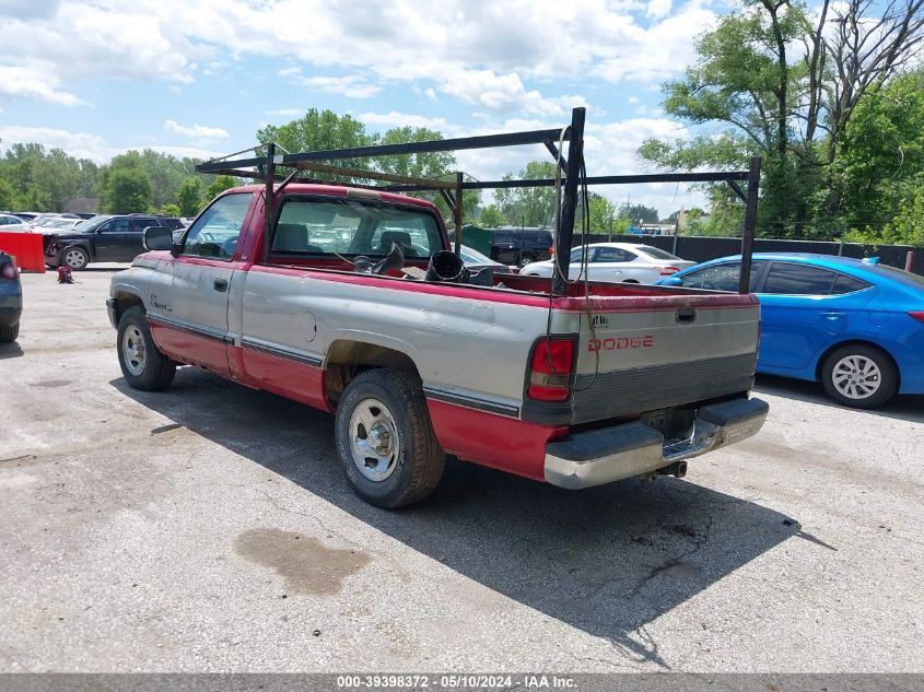 1997 Dodge Ram 1500 Lt VIN: 1B7HC16Y7VJ576635 Lot: 39398372