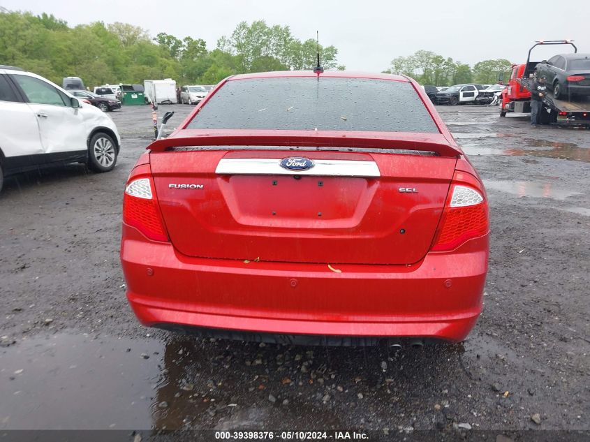 2012 Ford Fusion Sel VIN: 3FAHP0JA1CR327247 Lot: 39398376