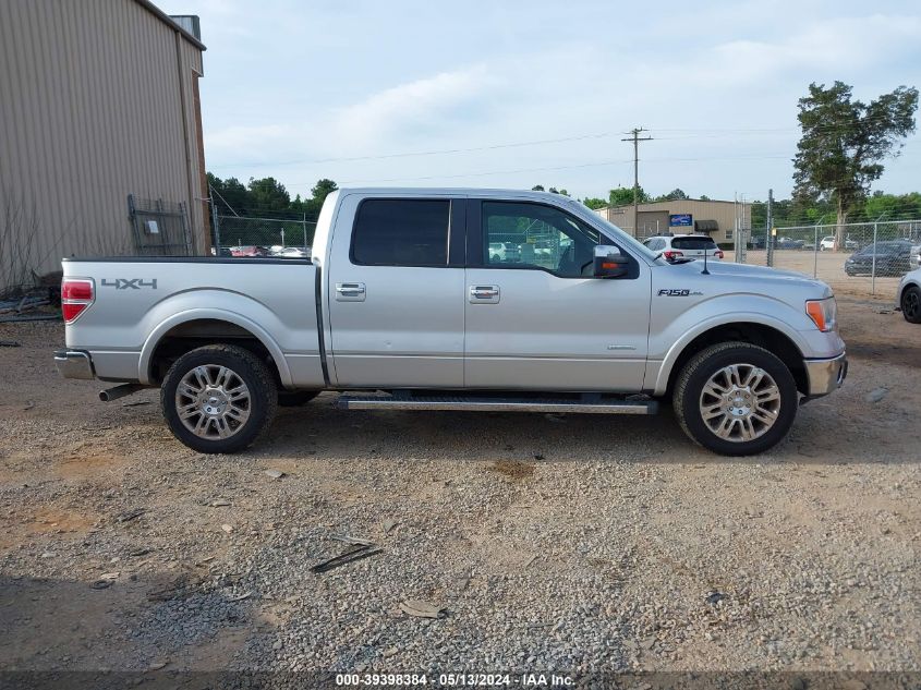 2012 Ford F-150 Lariat VIN: 1FTFW1ETXCFA10442 Lot: 39398384