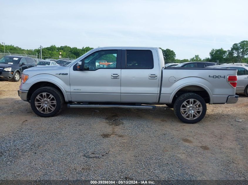 2012 Ford F-150 Lariat VIN: 1FTFW1ETXCFA10442 Lot: 39398384