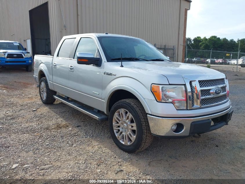 2012 Ford F-150 Lariat VIN: 1FTFW1ETXCFA10442 Lot: 39398384