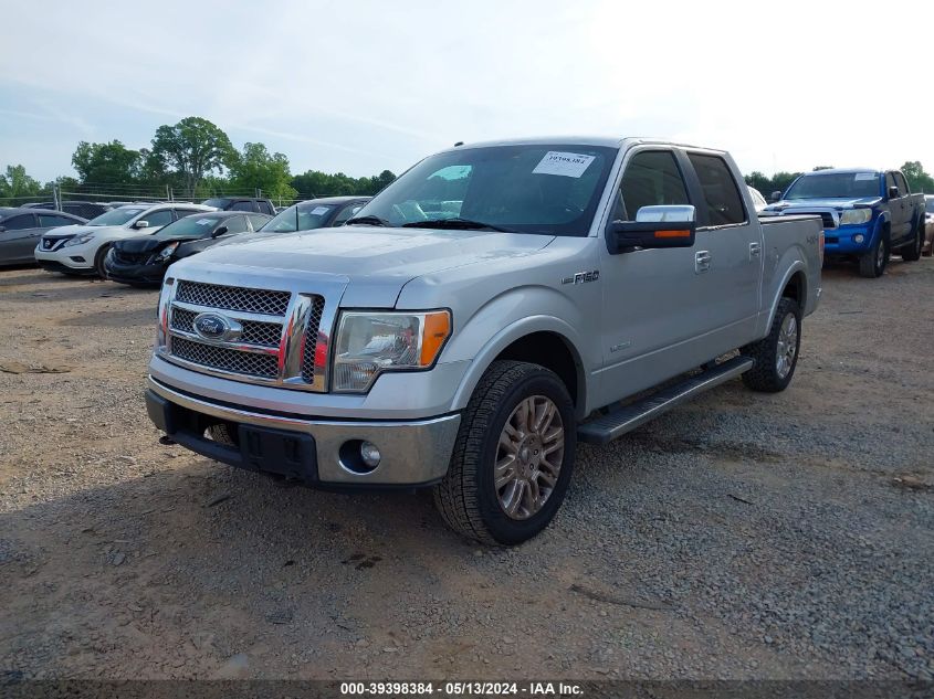 2012 Ford F-150 Lariat VIN: 1FTFW1ETXCFA10442 Lot: 39398384