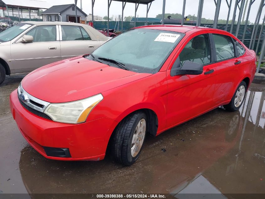 2008 Ford Focus S VIN: 1FAHP34N68W260438 Lot: 39398388