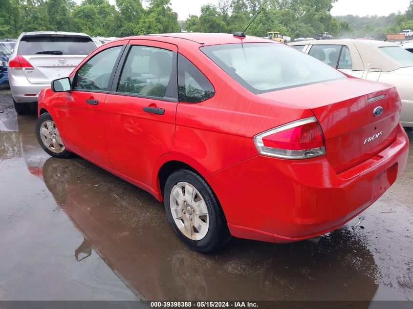 2008 Ford Focus S VIN: 1FAHP34N68W260438 Lot: 39398388