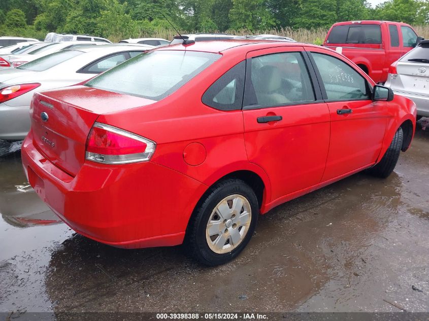 2008 Ford Focus S VIN: 1FAHP34N68W260438 Lot: 39398388