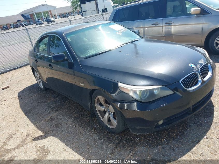 2007 BMW 530I VIN: WBANE73557CM54130 Lot: 39398389