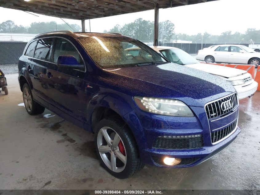 2012 Audi Q7 3.0T S Line Prestige VIN: WA1DGBFE3CD008449 Lot: 39398404