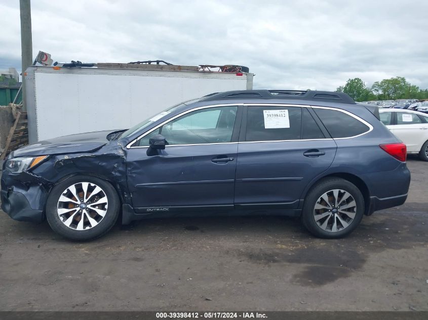 2016 Subaru Outback 2.5I Limited VIN: 4S4BSANC5G3339823 Lot: 39398412