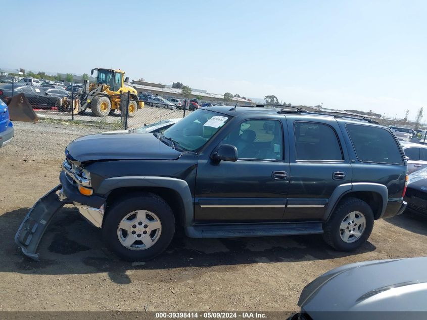 2005 Chevrolet Tahoe Lt VIN: 1GNEC13T95R118437 Lot: 39398414