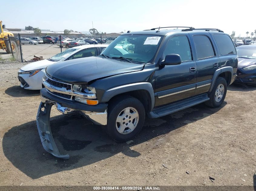 2005 Chevrolet Tahoe Lt VIN: 1GNEC13T95R118437 Lot: 39398414