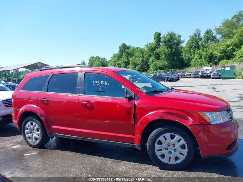 2016 Dodge Journey Se VIN: 3C4PDCAB2GT166585 Lot: 39398417