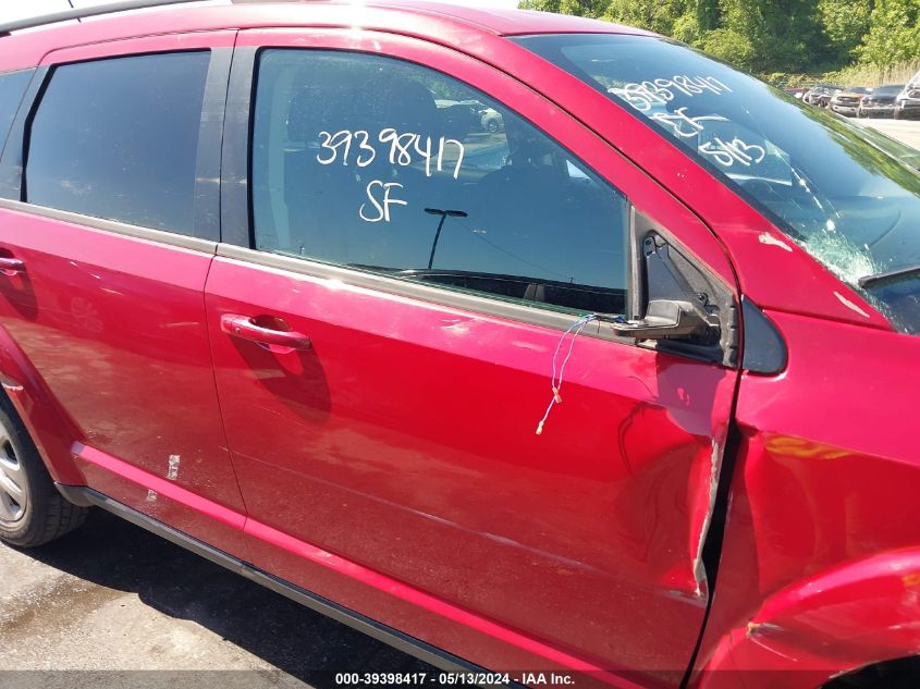 2016 Dodge Journey Se VIN: 3C4PDCAB2GT166585 Lot: 39398417