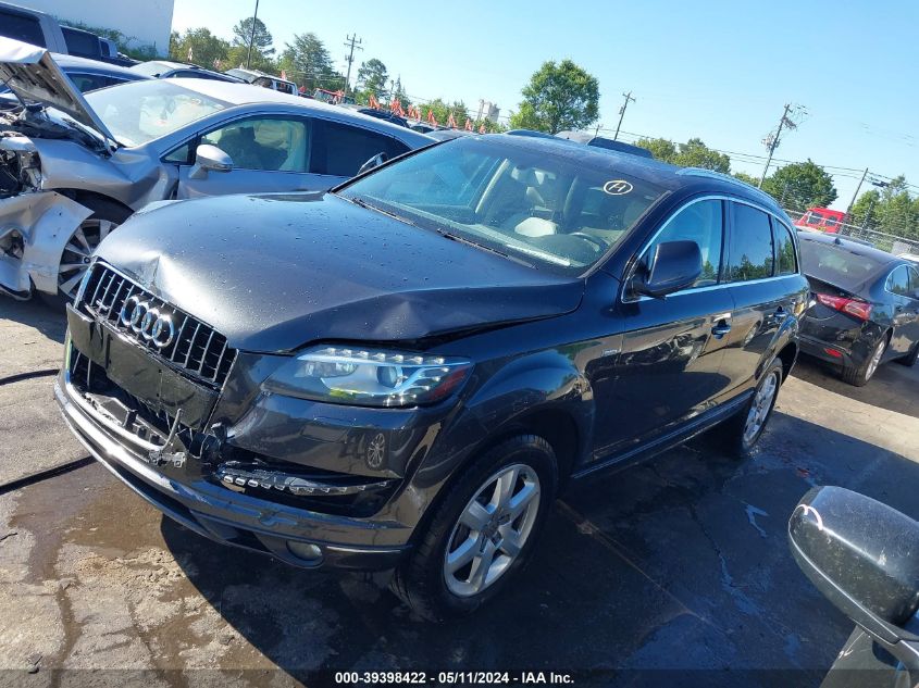 2015 Audi Q7 3.0T Premium VIN: WA1CGAFE0FD006216 Lot: 39398422