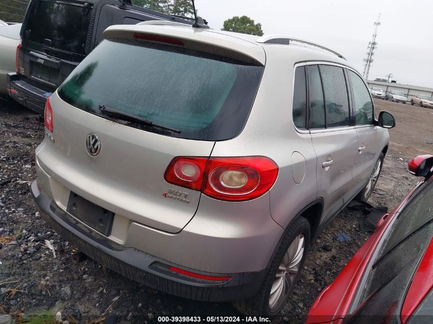 2011 Volkswagen Tiguan Sel VIN: WVGBV7AX6BW533948 Lot: 39398433