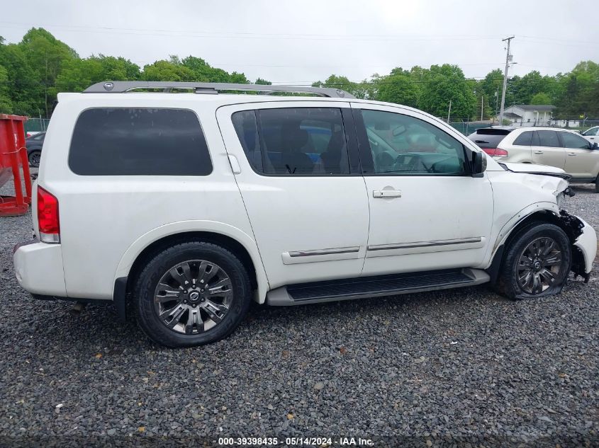 2015 Nissan Armada Platinum VIN: 5N1AA0NE8FN605154 Lot: 39398435