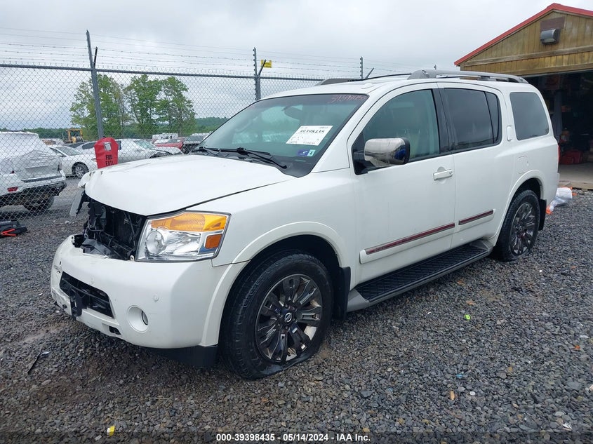 2015 Nissan Armada Platinum VIN: 5N1AA0NE8FN605154 Lot: 39398435