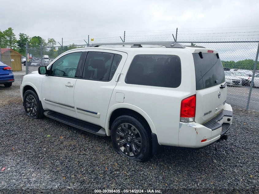 2015 Nissan Armada Platinum VIN: 5N1AA0NE8FN605154 Lot: 39398435