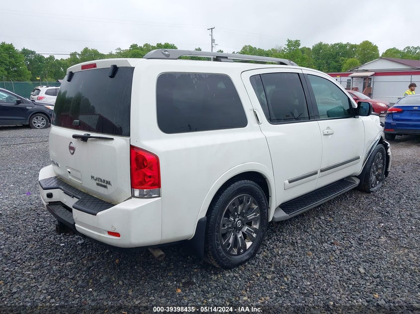 2015 Nissan Armada Platinum VIN: 5N1AA0NE8FN605154 Lot: 39398435