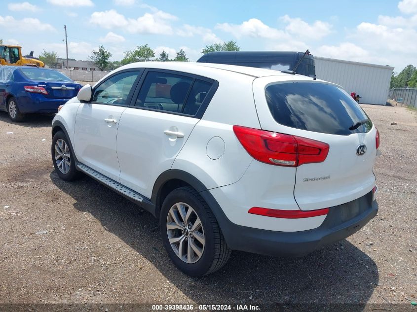 2016 Kia Sportage Lx VIN: KNDPB3AC1G7868707 Lot: 39398436