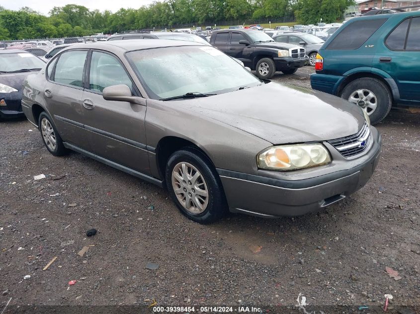 2003 Chevrolet Impala VIN: 2G1WF52E439212305 Lot: 39398454