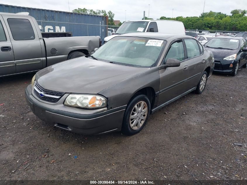 2003 Chevrolet Impala VIN: 2G1WF52E439212305 Lot: 39398454