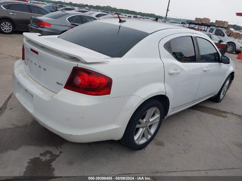 2014 Dodge Avenger Sxt VIN: 1C3CDZCB9EN111440 Lot: 39398455