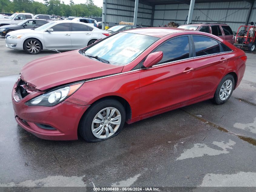 2012 Hyundai Sonata Gls VIN: 5NPEB4AC5CH380265 Lot: 39398459