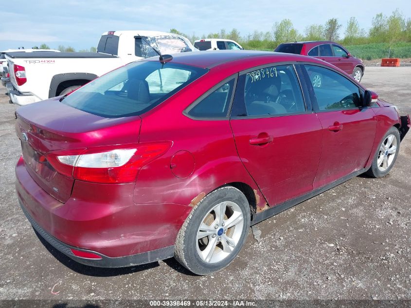 2013 Ford Focus Se VIN: 1FADP3F25DL180402 Lot: 39398469