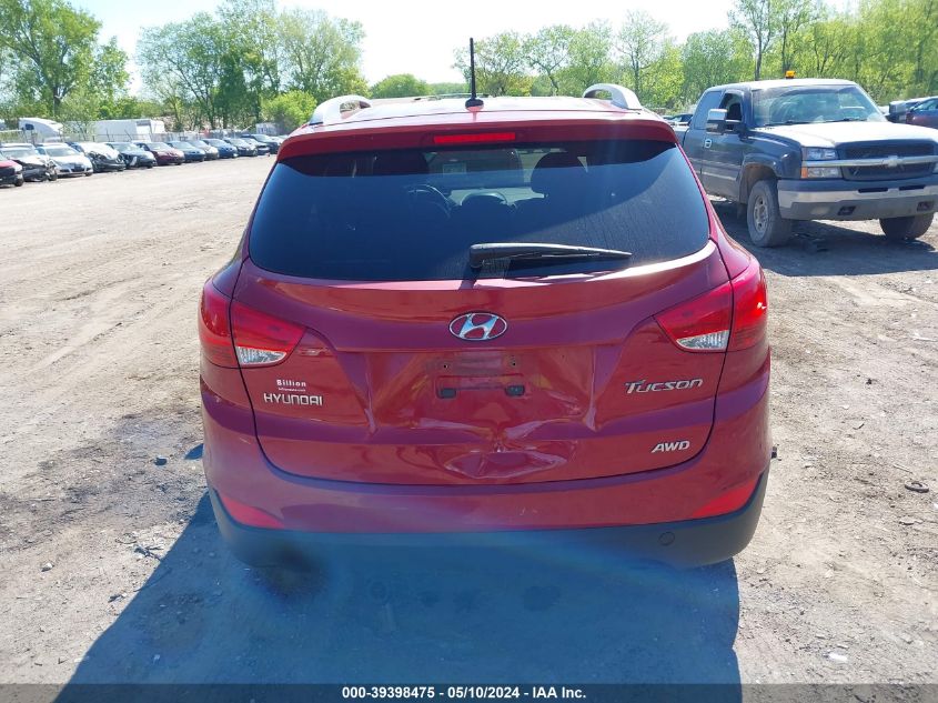 2010 Hyundai Tucson Gls VIN: KM8JUCAC4AU021877 Lot: 39398475
